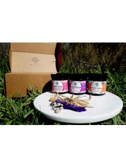 LOTE SELECTO (Balsamo, Vela de masaje y Crrema facial)