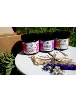 LOTE SELECTO (Balsamo, Vela de masaje y Crrema facial)