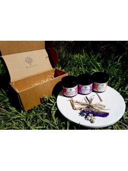 LOTE SELECTO (Balsamo, Vela de masaje y Crrema facial)