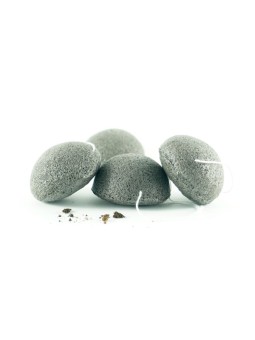ESPONJA FACIAL DE FIBRA DE KONJAC Con CARBÓN DE BAMBÚ